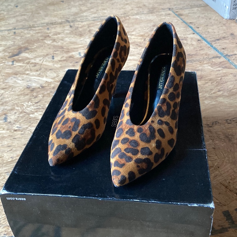 Olivia Miller Leopard Print Heel